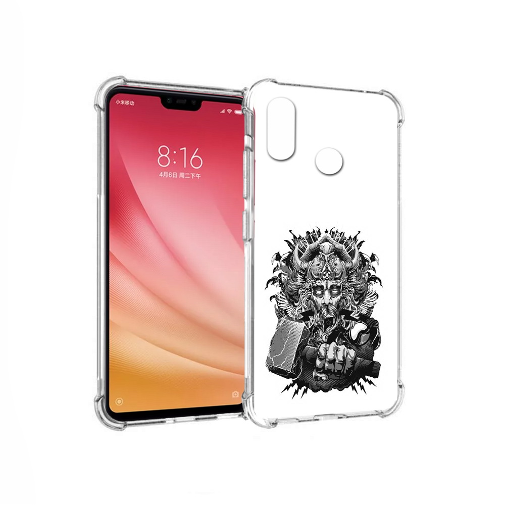 

Чехол MyPads Tocco для Xiaomi Mi 8 злой тор (PT110454.314.363), Прозрачный, Tocco