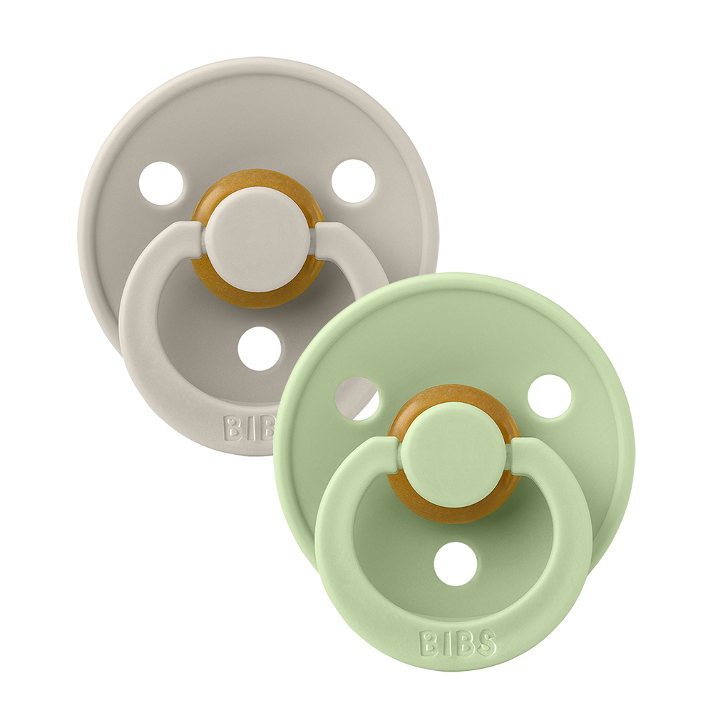 

Набор пустышек BIBS Colour: Sand/Pistachio, 6-18 месяцев, 120276, Colour