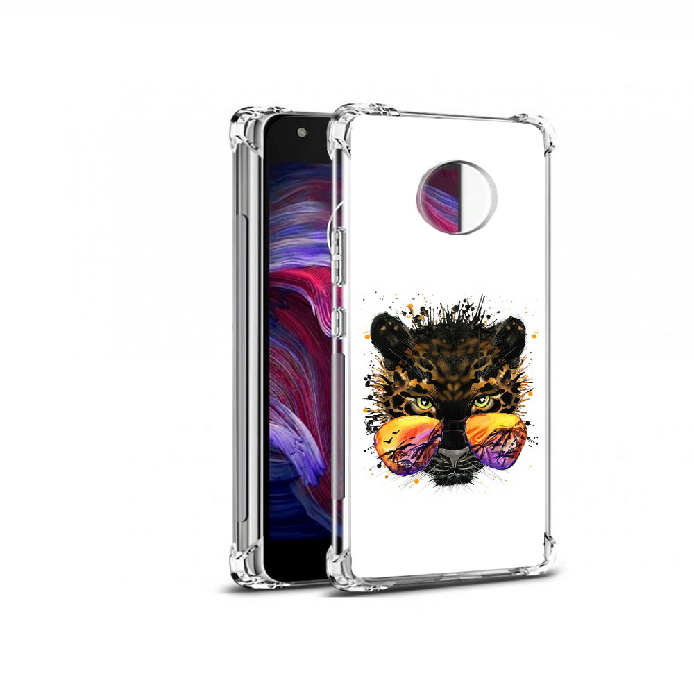 

Чехол MyPads Tocco для Motorola Moto X4 тропический леопард (PT96319.371.649), Прозрачный, Tocco
