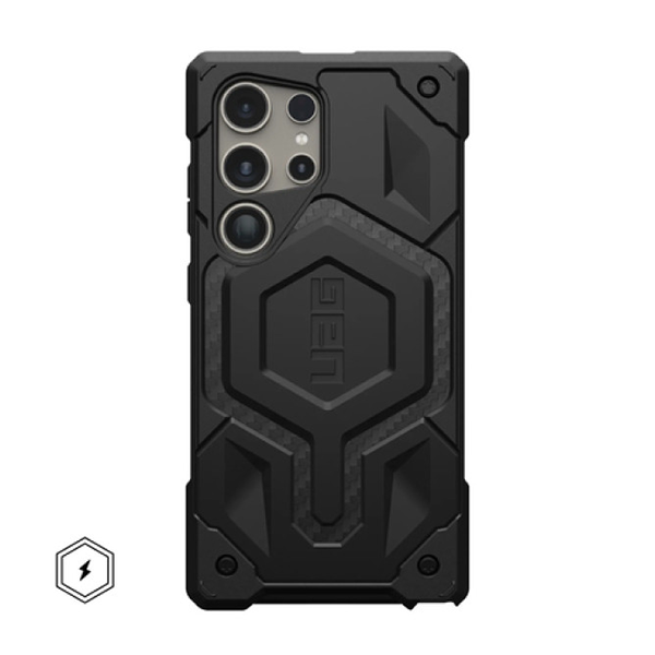 Чехол UAG Monarch Pro для Samsung Galaxy S24 Ultra (214416114242) карбон (Carbon Fiber)