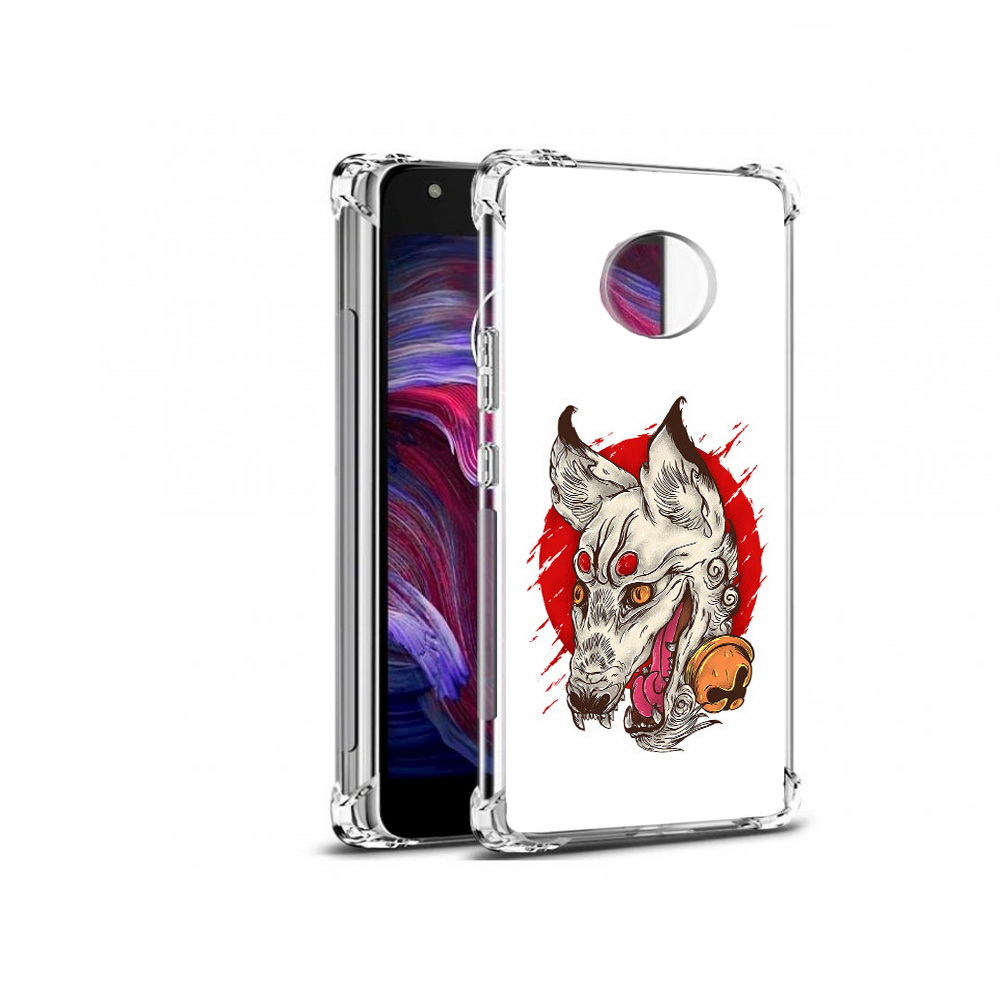 

Чехол MyPads Tocco для Motorola Moto X4 страшная собака (PT96319.371.627), Прозрачный, Tocco