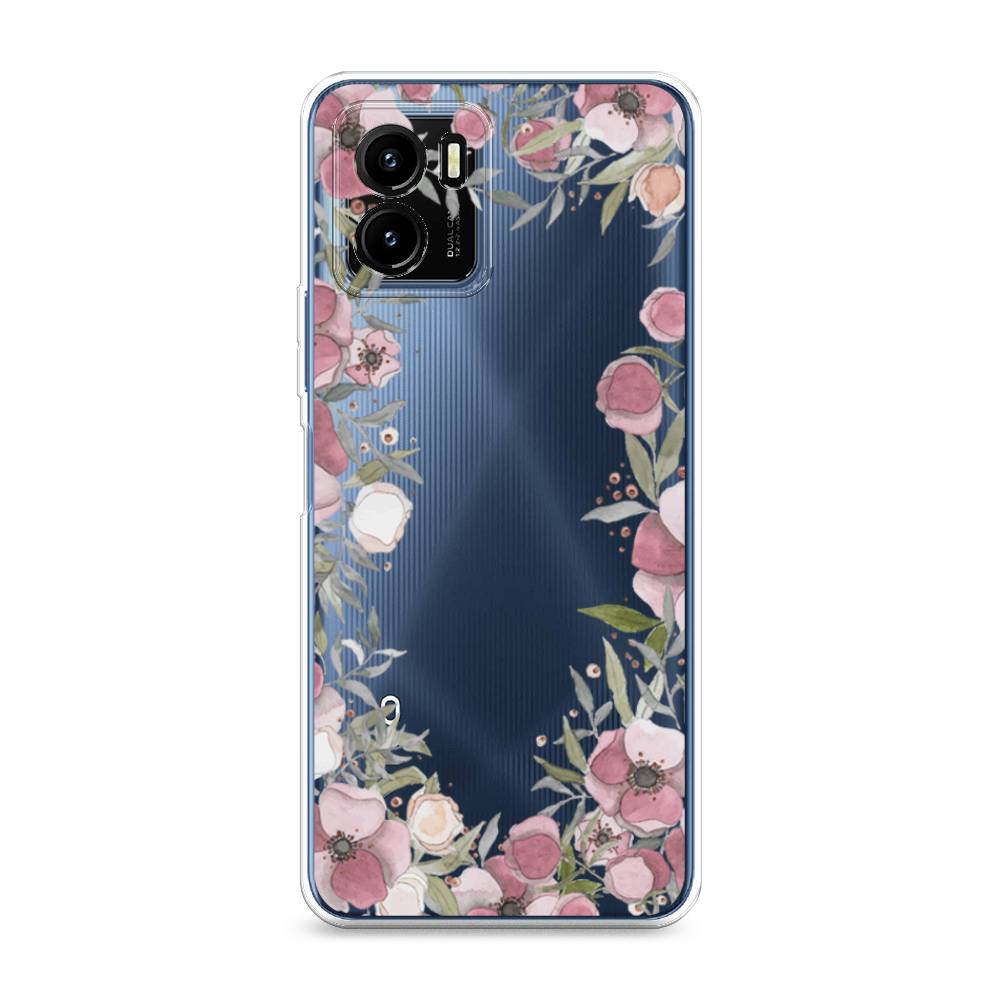 

Чехол Awog на Vivo Y15s "Розовая цветочная рамка", Разноцветный, 265650-8