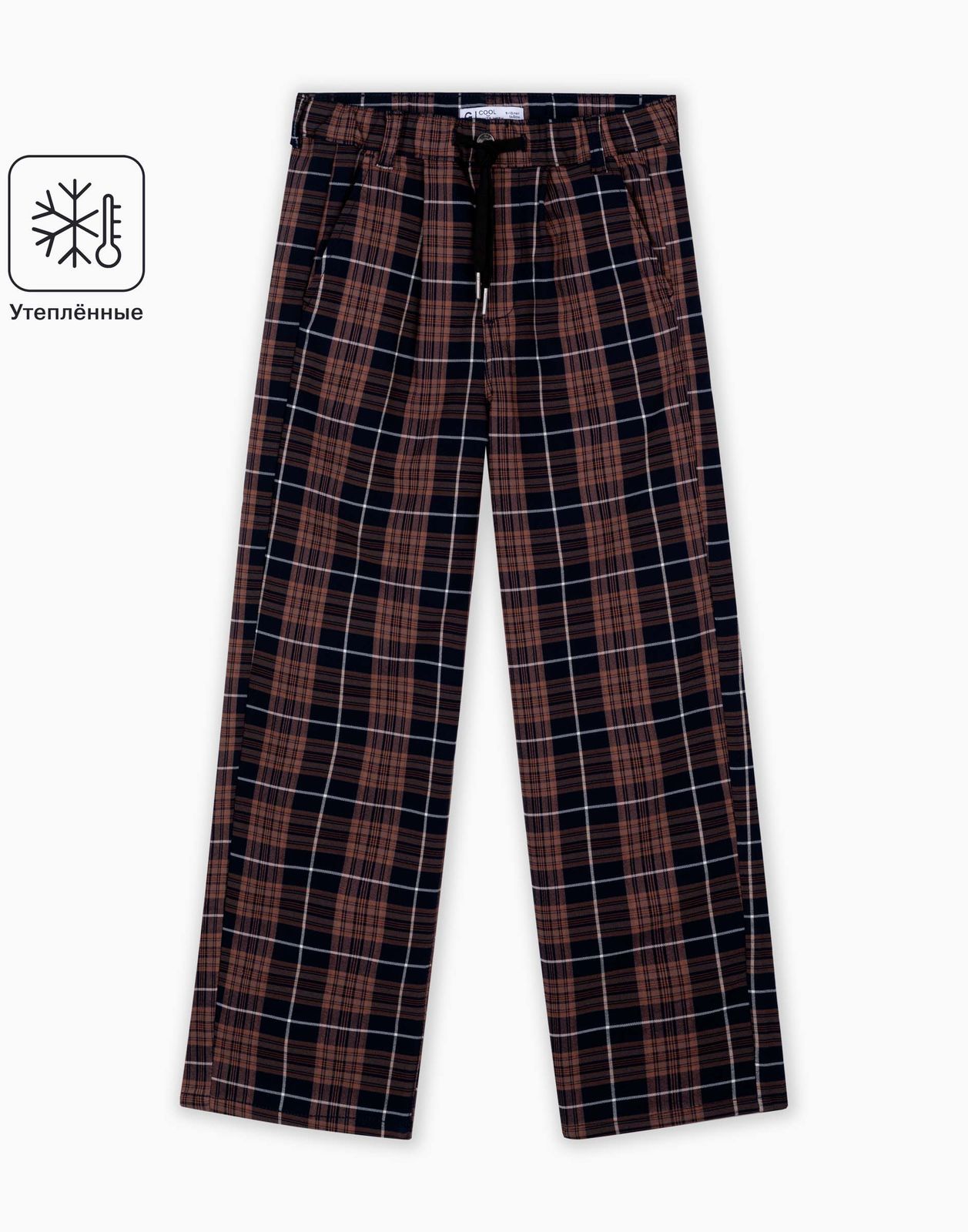 

Утепленные брюки для девочки Gloria Jeans GWB001425 синий/разноцветный 10-11л/146, GWB001425