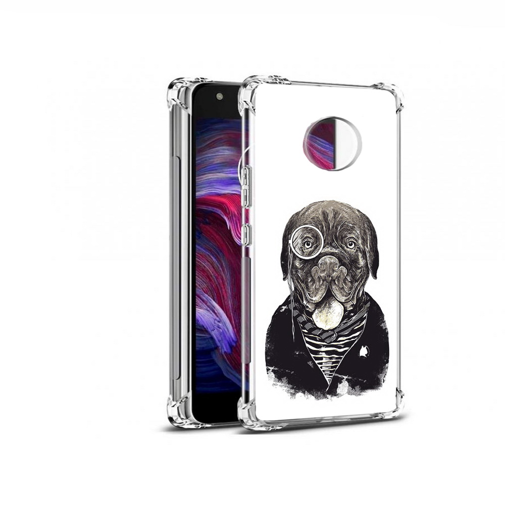 

Чехол MyPads Tocco для Motorola Moto X4 солидный песик (PT96319.371.615), Прозрачный, Tocco
