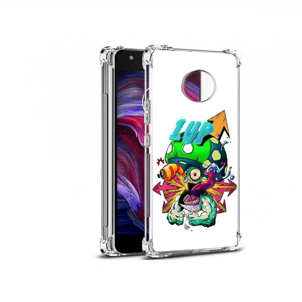 

Чехол MyPads Tocco для Motorola Moto X4 сильный гриб абстракция (PT96319.371.599), Прозрачный, Tocco