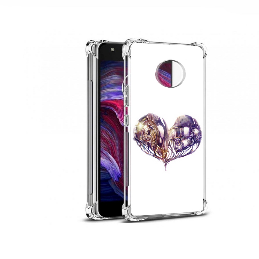 

Чехол MyPads Tocco для Motorola Moto X4 сердце абстракция (PT96319.371.596), Прозрачный, Tocco