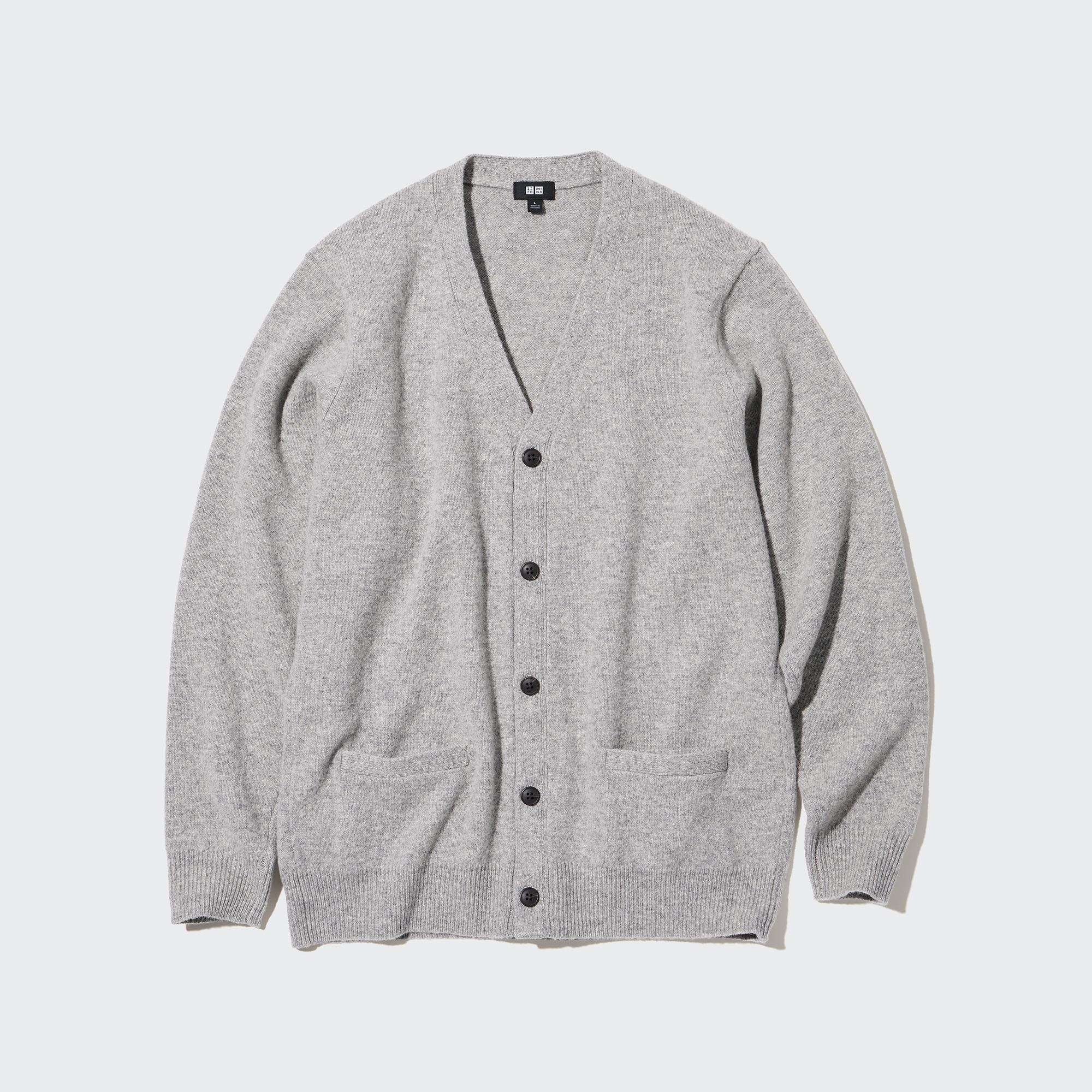 

Кардиган мужской UNIQLO 450542COL04 серый M (доставка из-за рубежа), 450542COL04