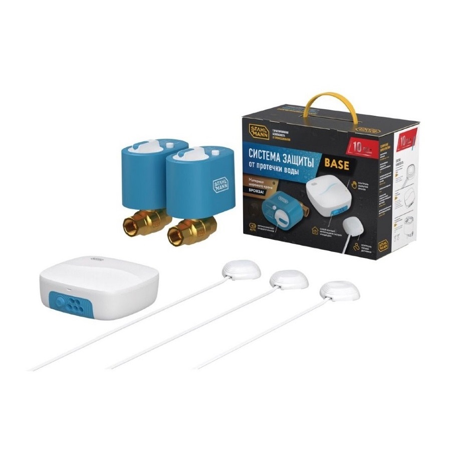Система защиты от протечки воды Stahlmann Base 3/4 сигнализатор протечки воды со звуковым оповещением alfa w10