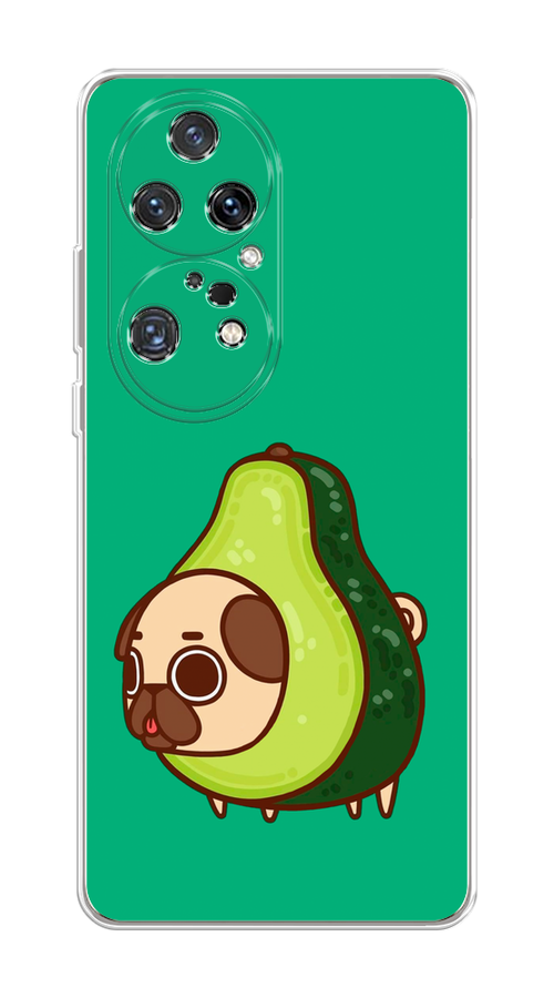 

Чехол на Huawei P50 Pro "Мопс авокадик", Зеленый, 6105050-1