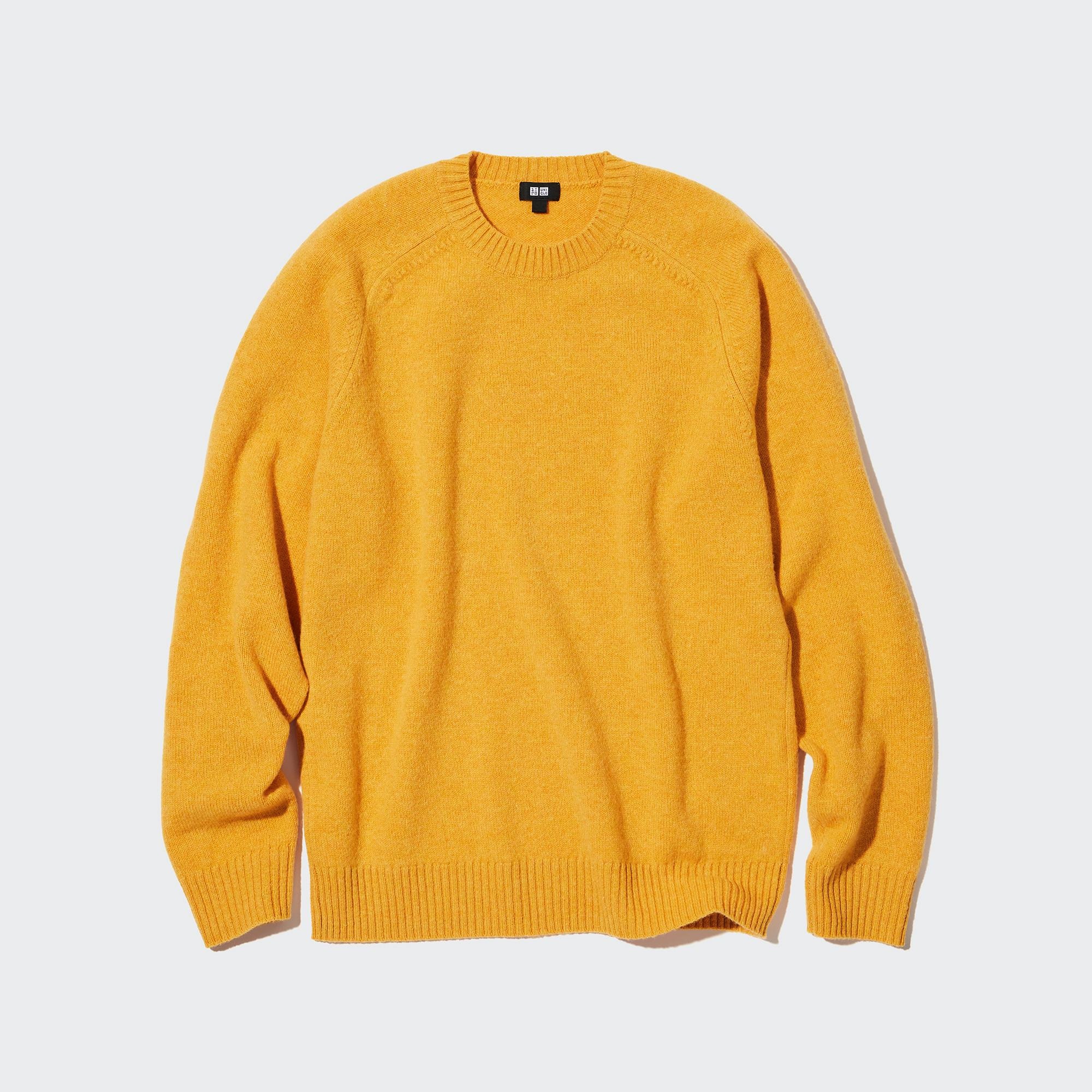Джемпер мужской UNIQLO 450541COL47 желтый 2XS (доставка из-за рубежа)