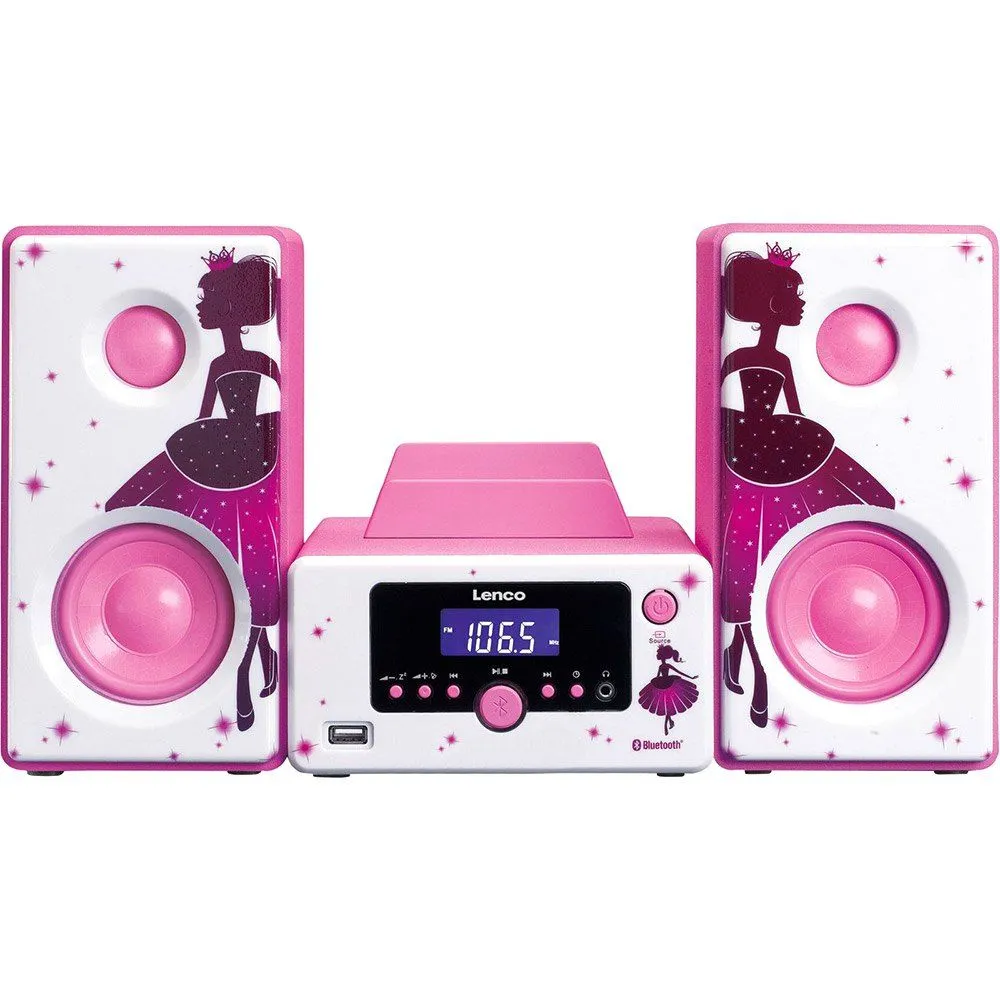

Музыкальный центр Lenco MC-020 Princess Pink, MC-020 Princess