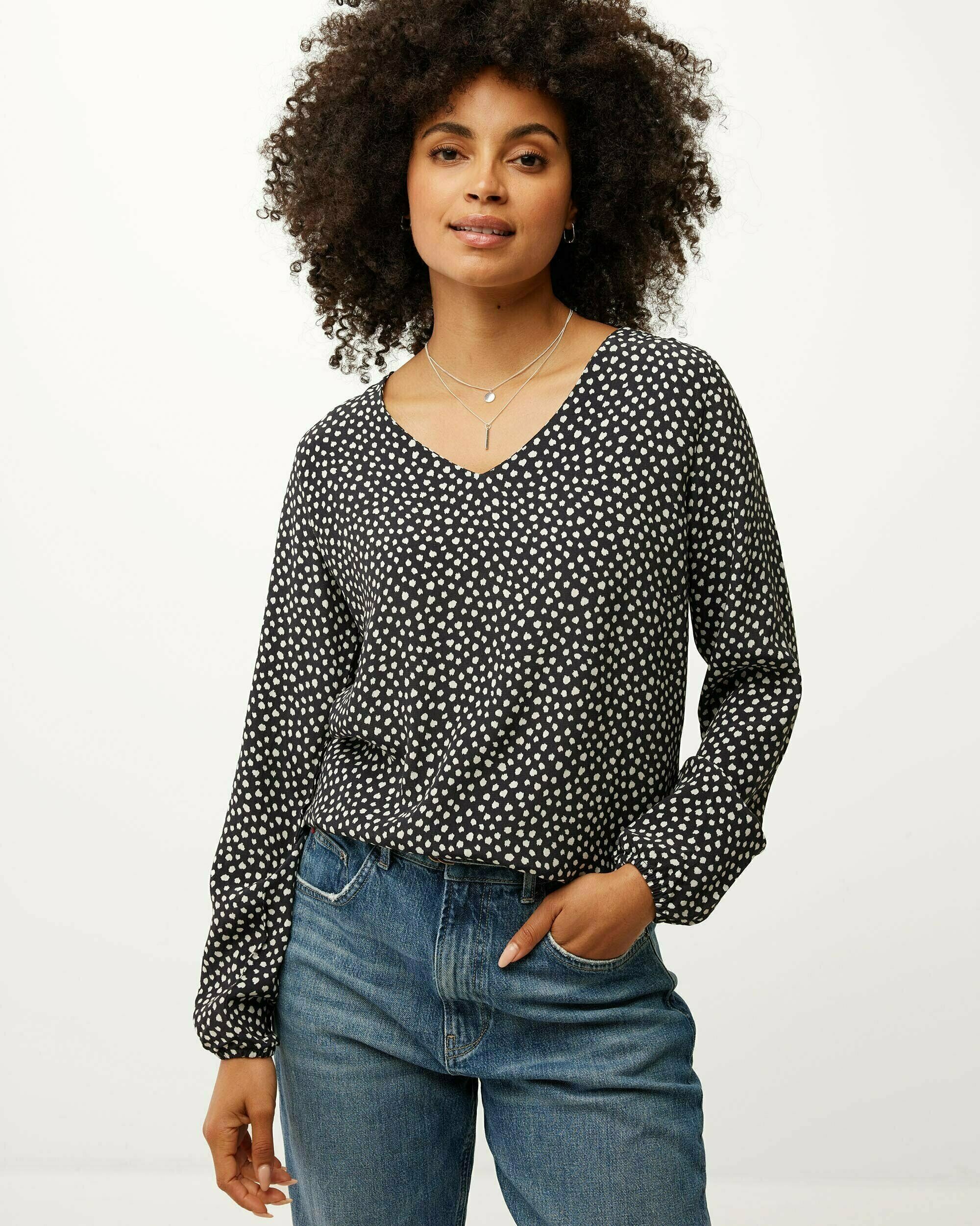 

Блуза женская MEXX TU0409026W черная 2XL, Черный, TU0409026W