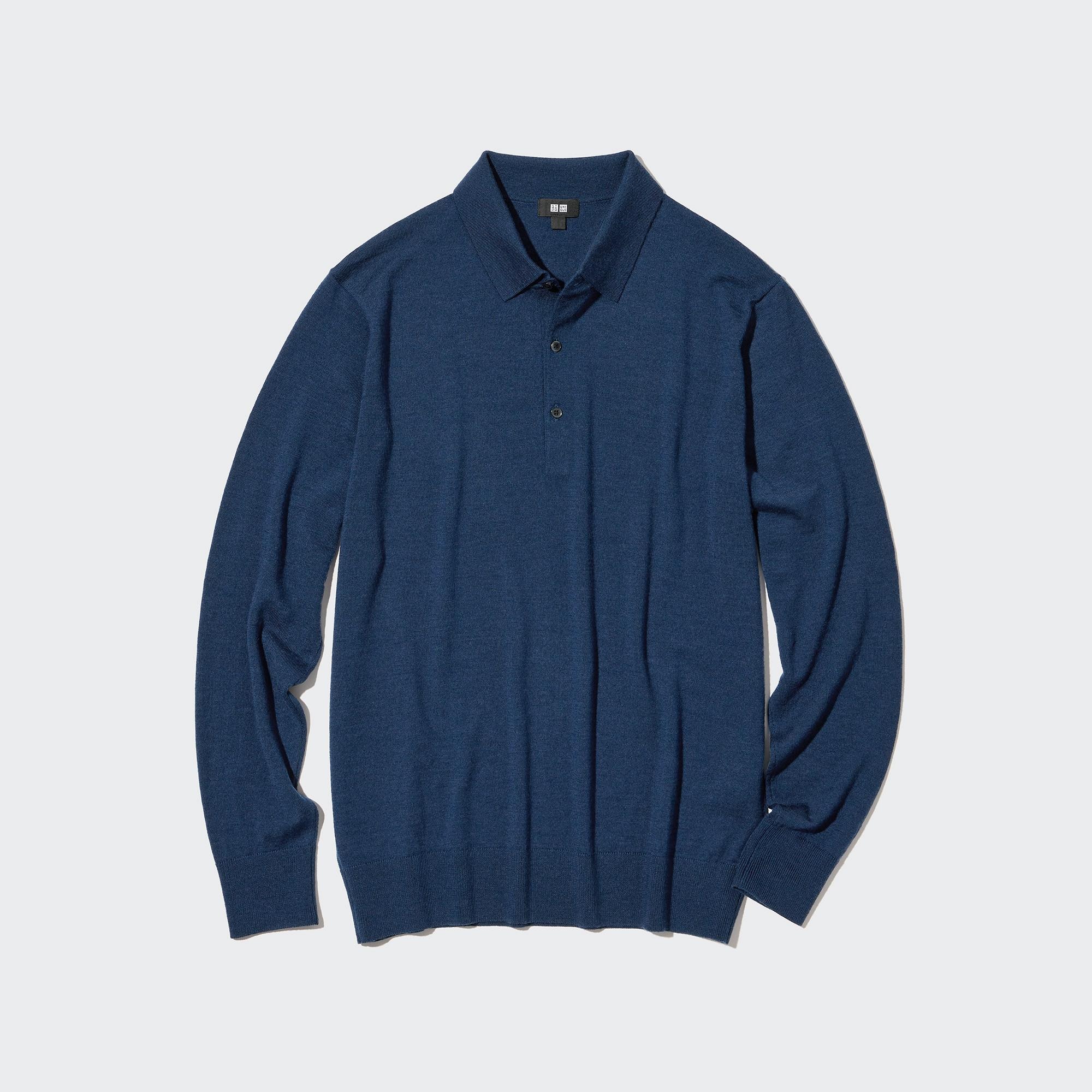 

Лонгслив мужской UNIQLO 450539COL67 синий XS (доставка из-за рубежа), 450539COL67