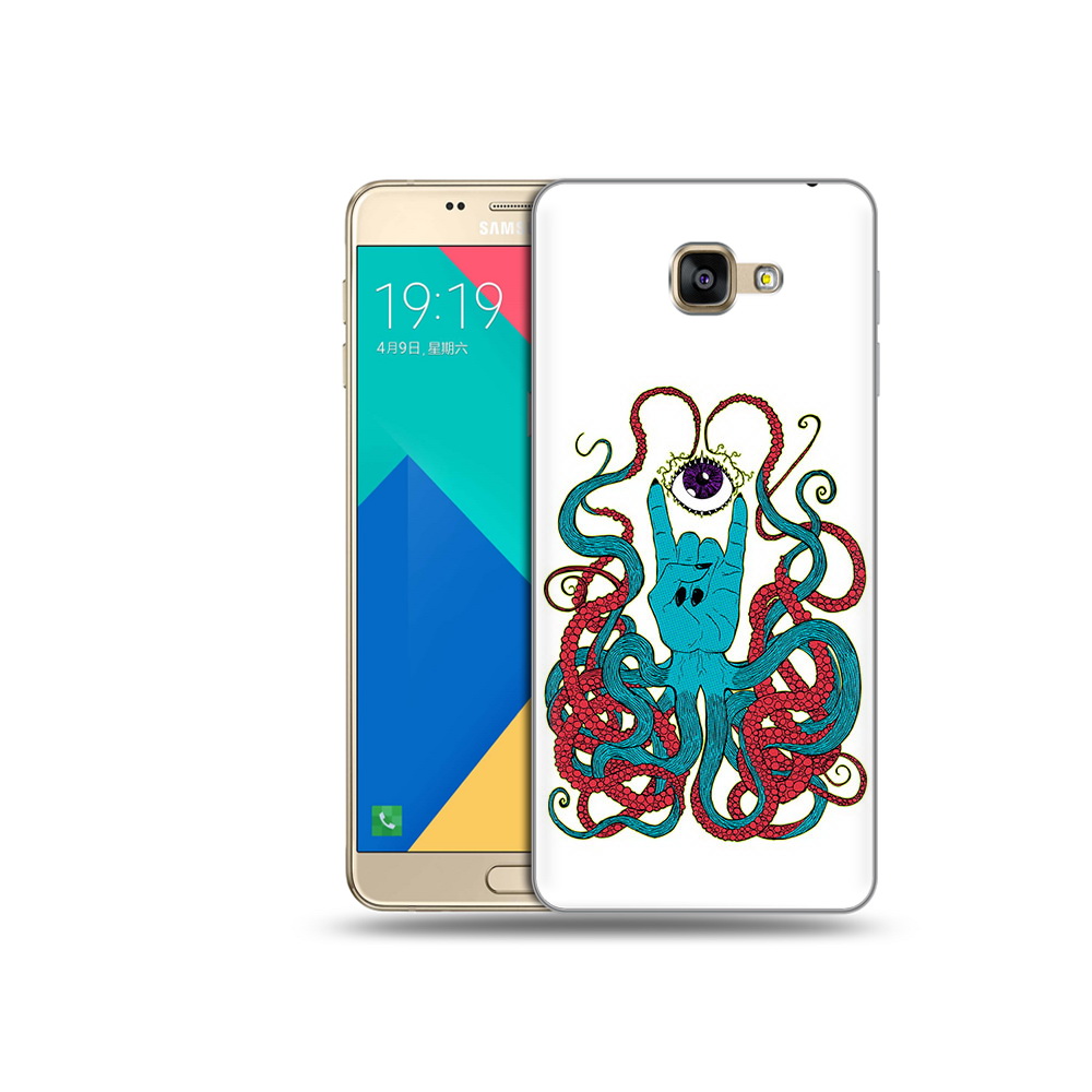 Чехол MyPads Tocco для Samsung Galaxy A9 осьминог-рука абстракция (PT25200.562.530)