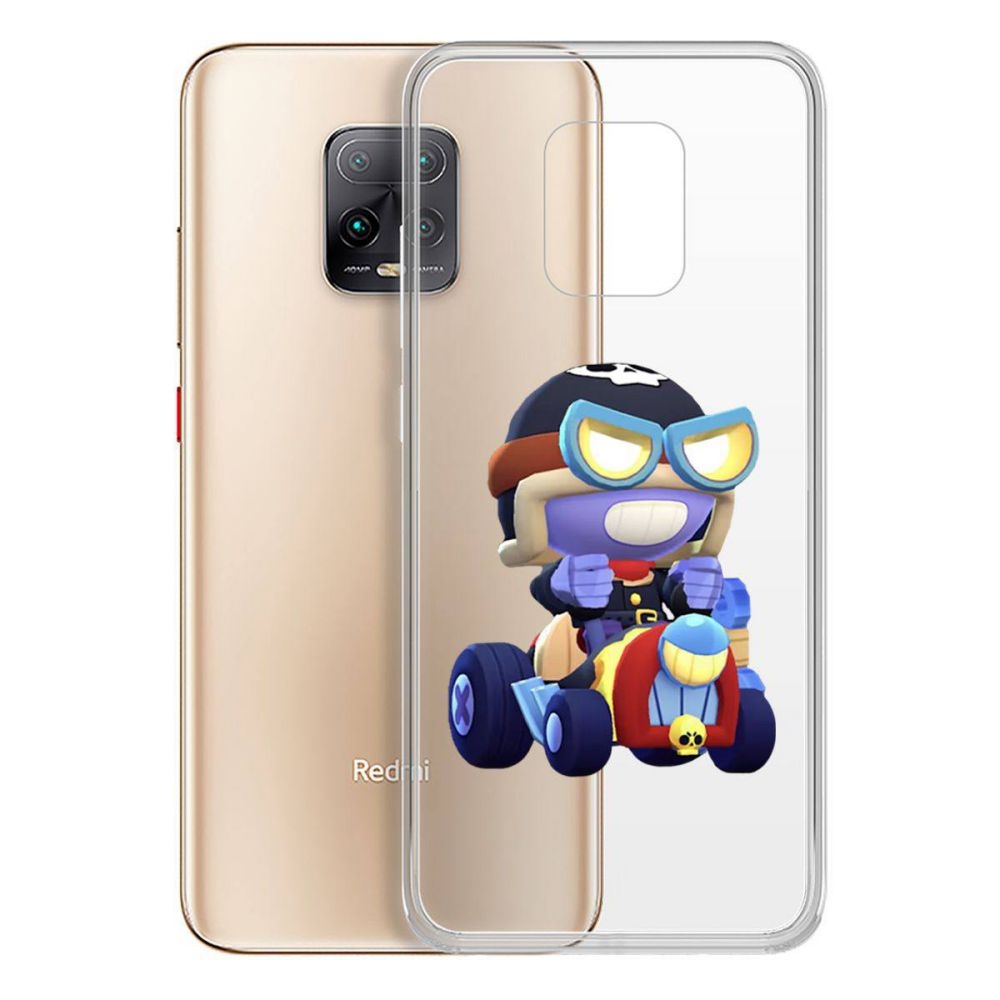 

Чехол-накладка Brawl Stars-Безумный Карл для Xiaomi Redmi 10X 5G/10X Pro 5G