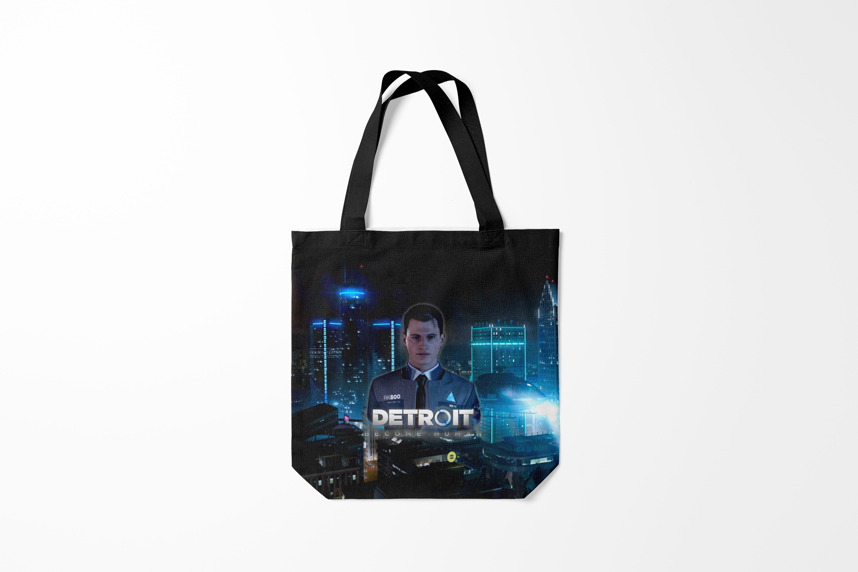

Сумка шoппер унисекс Burnettie Detroit become human, черный, Detroit become human