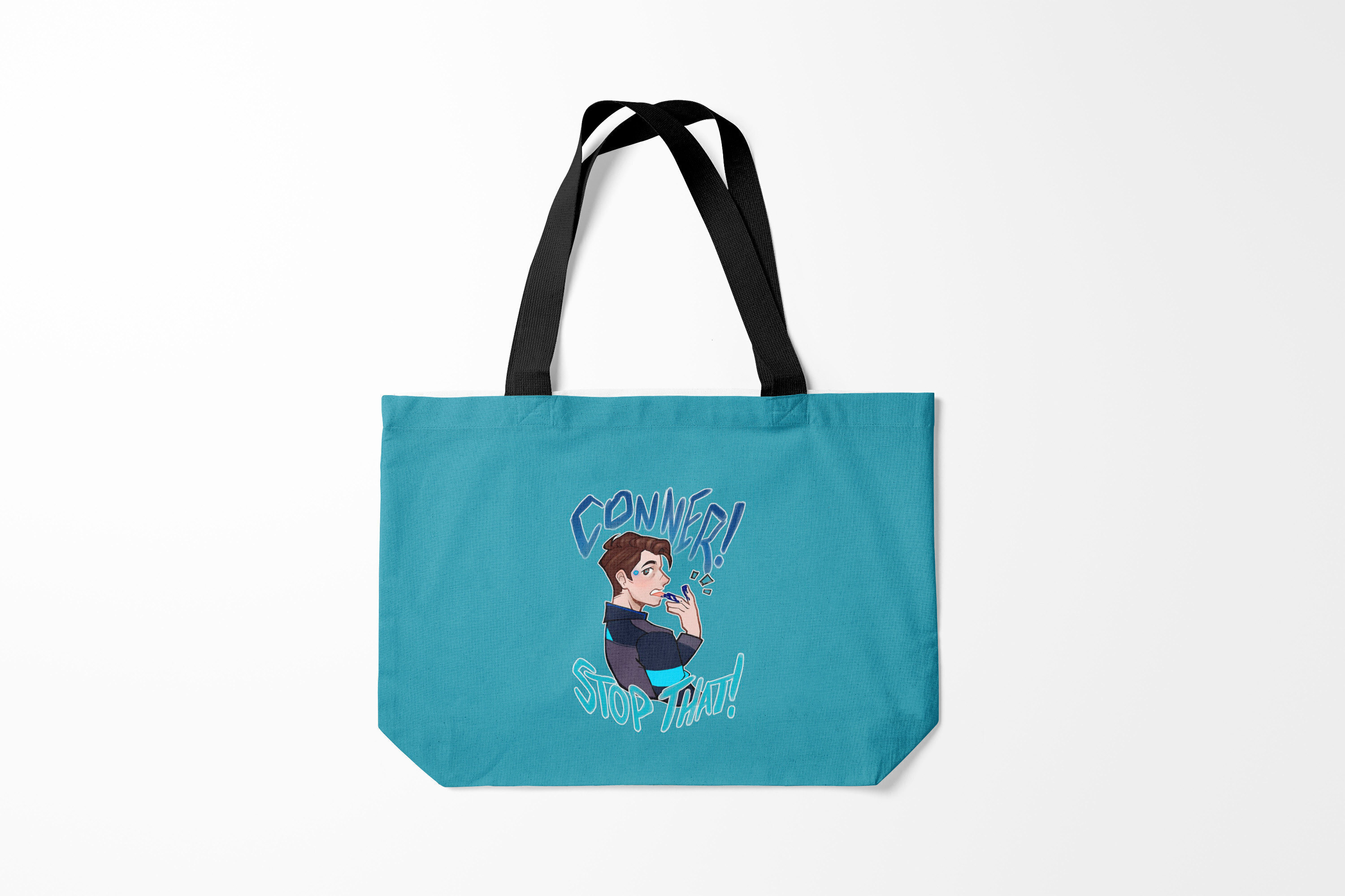 

Сумка шoппер унисекс Burnettie Detroit become human, зеленый, Detroit become human