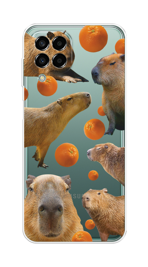 

Чехол на Samsung Galaxy M33 "Капибара и апельсины", Бежевый;оранжевый, 2105650-1