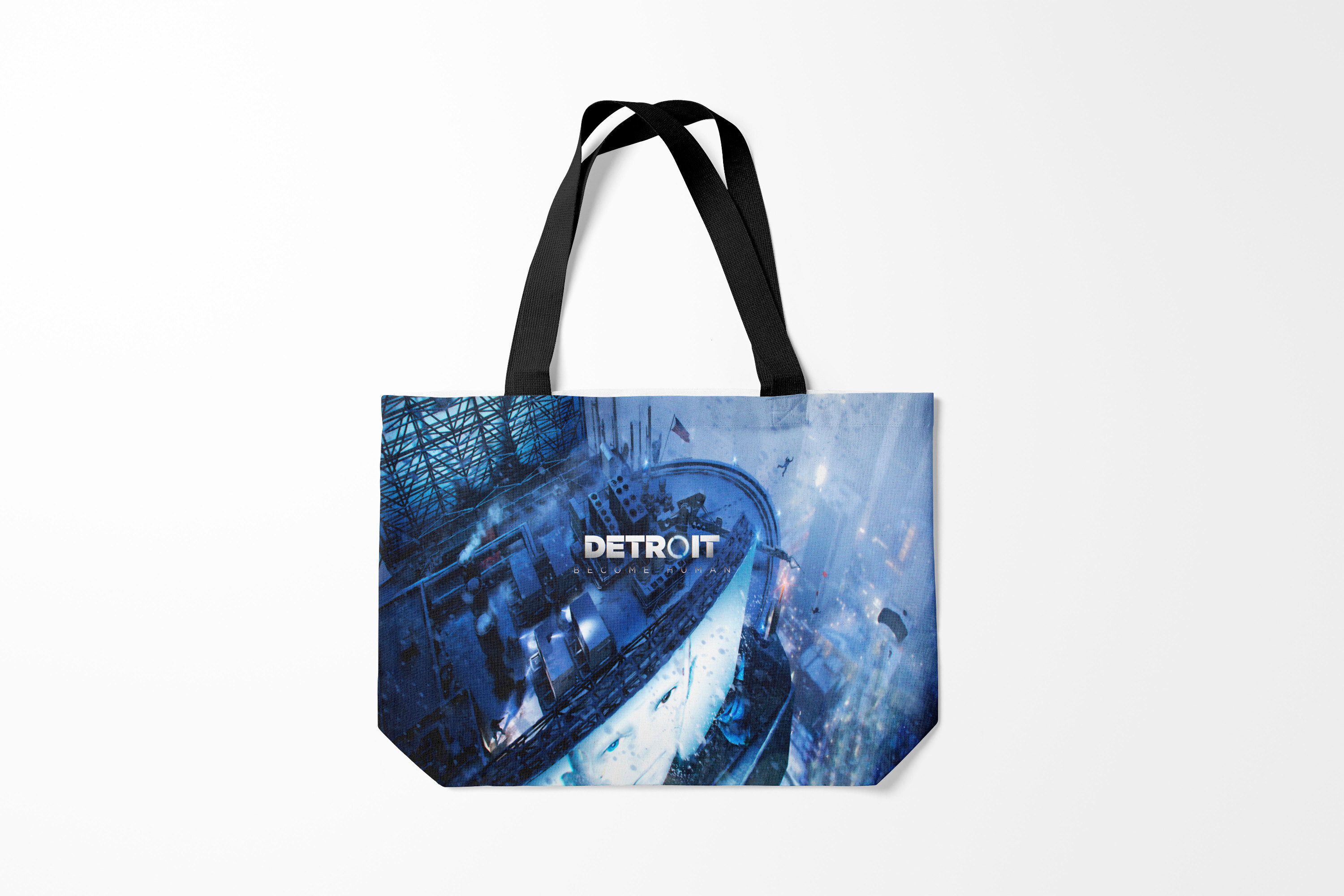 

Сумка шoппер унисекс Burnettie Detroit become human, разноцветный, Detroit become human