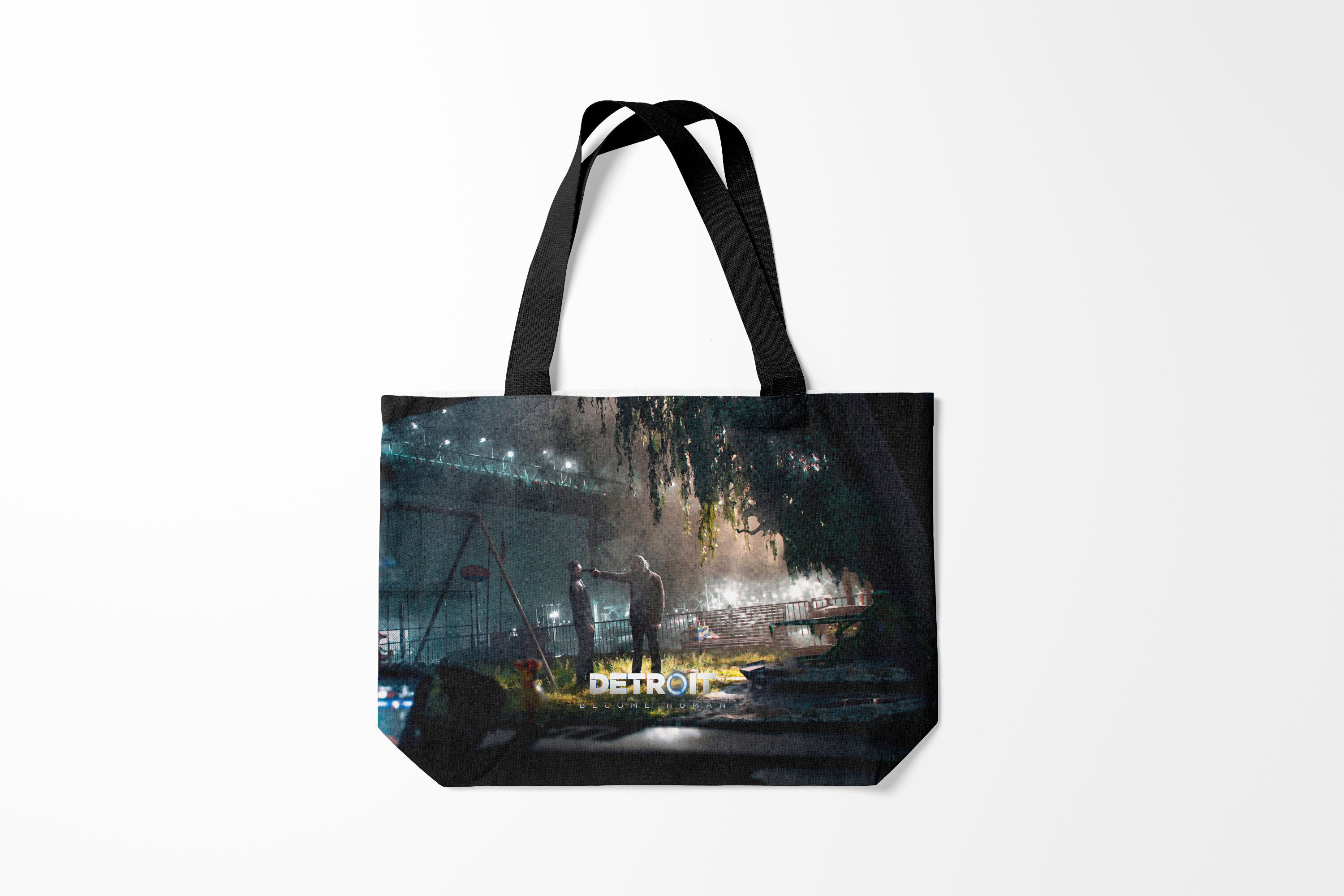 

Сумка шoппер унисекс Burnettie Detroit become human, черный, Detroit become human