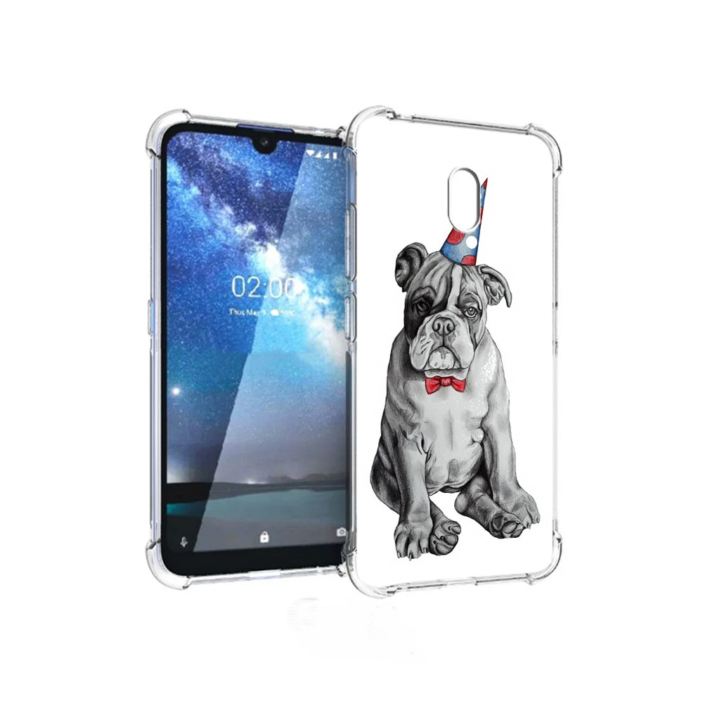 Чехол MyPads Tocco для ZTE Blade L8 праздничный щенок (PT136677.443.554)