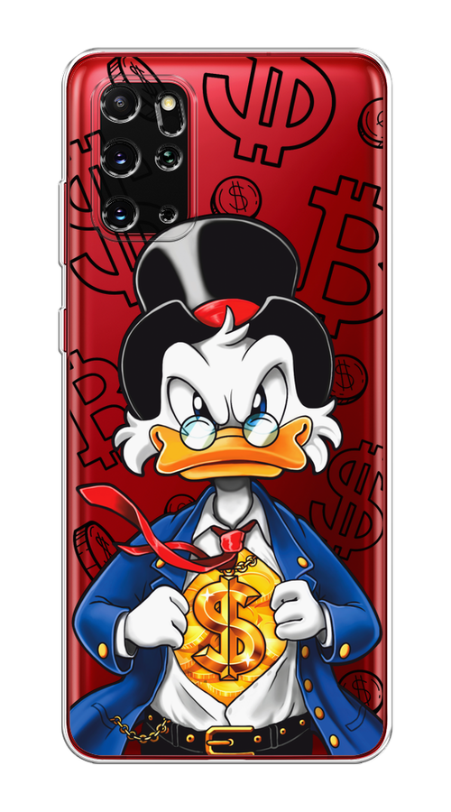 

Чехол на Samsung Galaxy S20 Plus "Scrooge Goldman", Черный;белый;синий, 29350-1