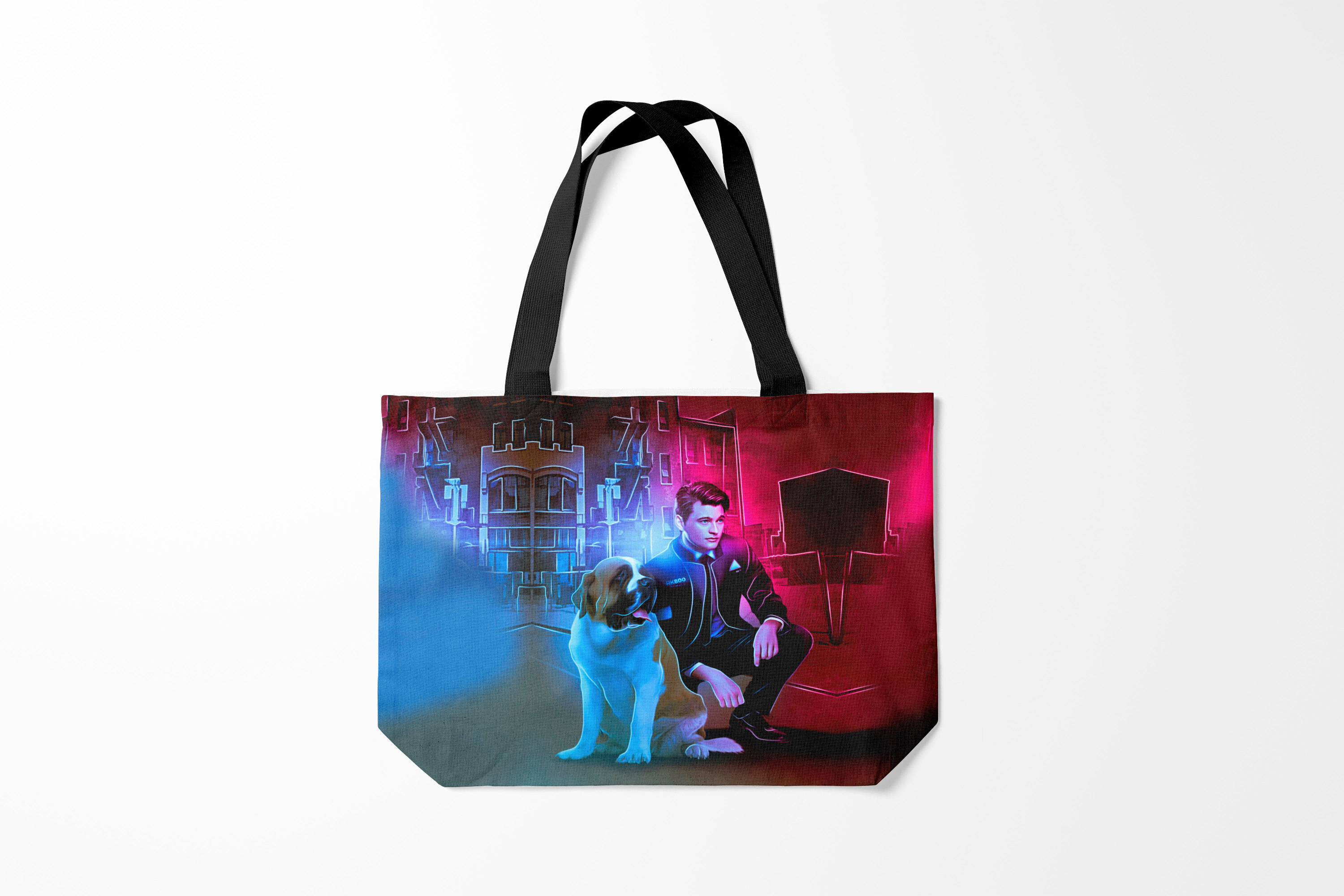 

Сумка шoппер унисекс Burnettie Detroit become human, разноцветный, Detroit become human