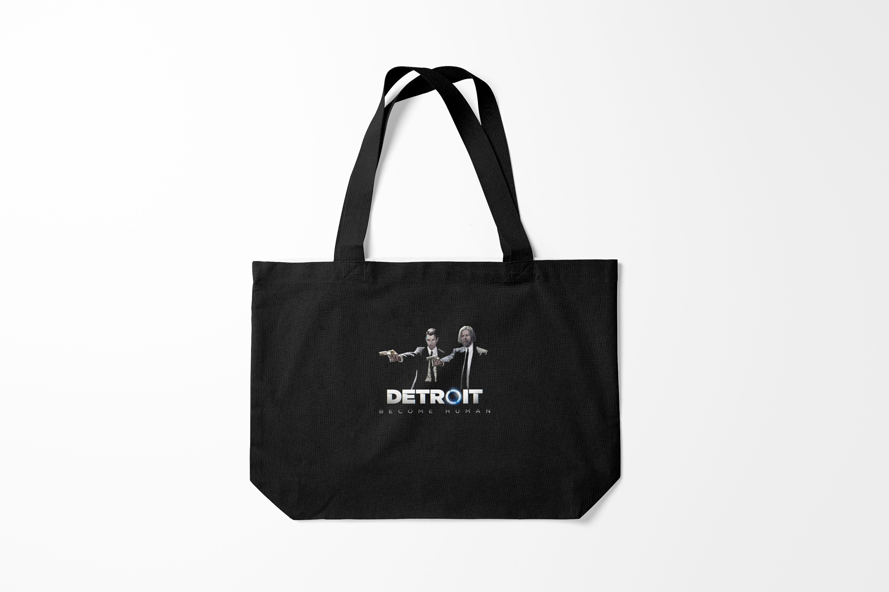 

Сумка шoппер унисекс Burnettie Detroit become human, черный, Detroit become human