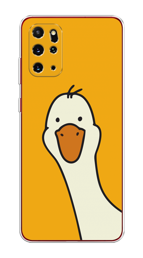 

Чехол на Samsung Galaxy S20 Plus "Утка на желтом фоне", Желтый;красный, 29350-1