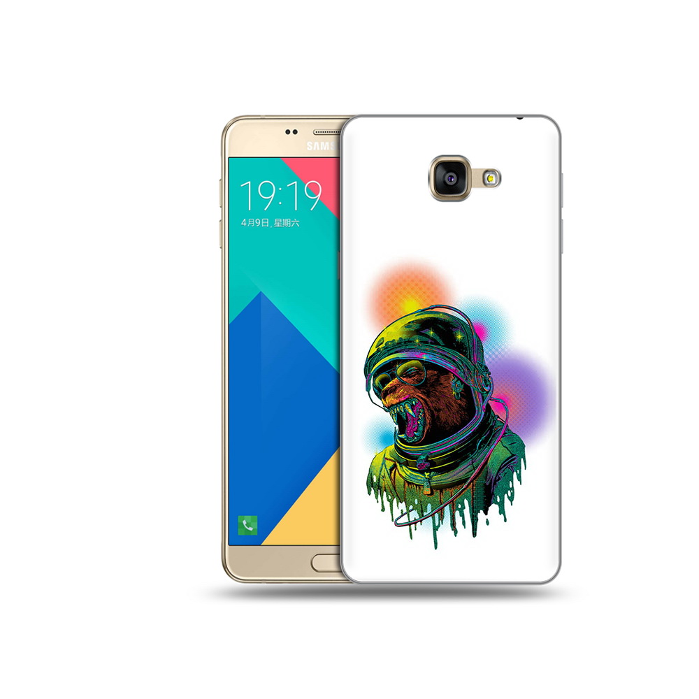 

Чехол MyPads Tocco для Samsung Galaxy A9 медведь космонавт (PT25200.562.466), Прозрачный, Tocco