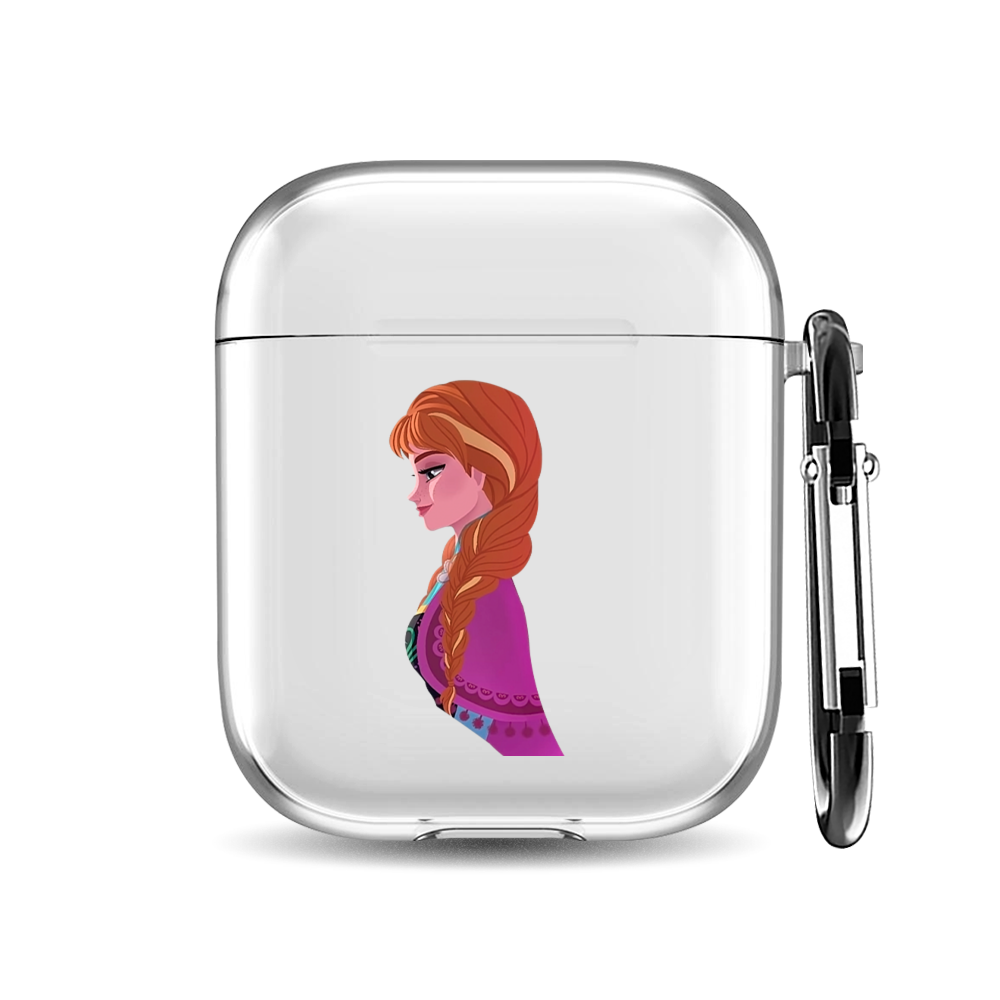

Силиконовый чехол для наушников Airpods 1/2 "Frozen 2 Anna", AIPC-410-9A-1