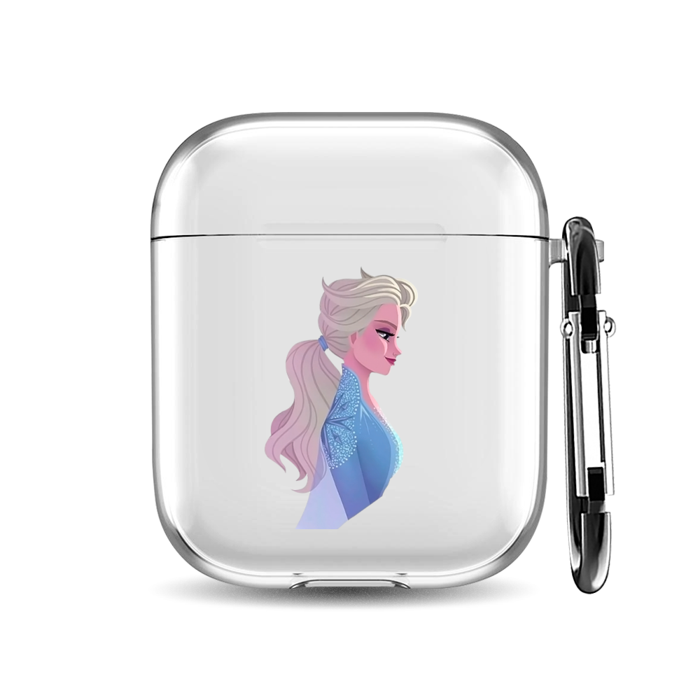 

Силиконовый чехол для наушников Airpods 1/2 "Frozen 2 Elsa", AIPC-410-9A-1