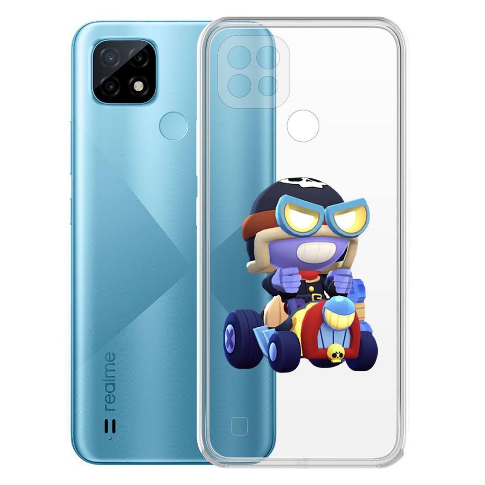 

Чехол-накладка Brawl Stars-Безумный Карл для Realme C21