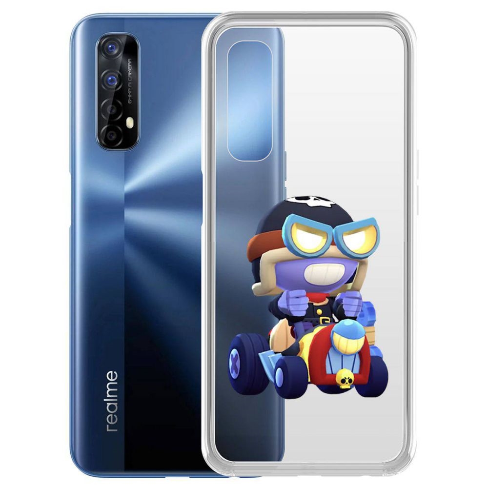 

Чехол-накладка Brawl Stars-Безумный Карл для Realme 7