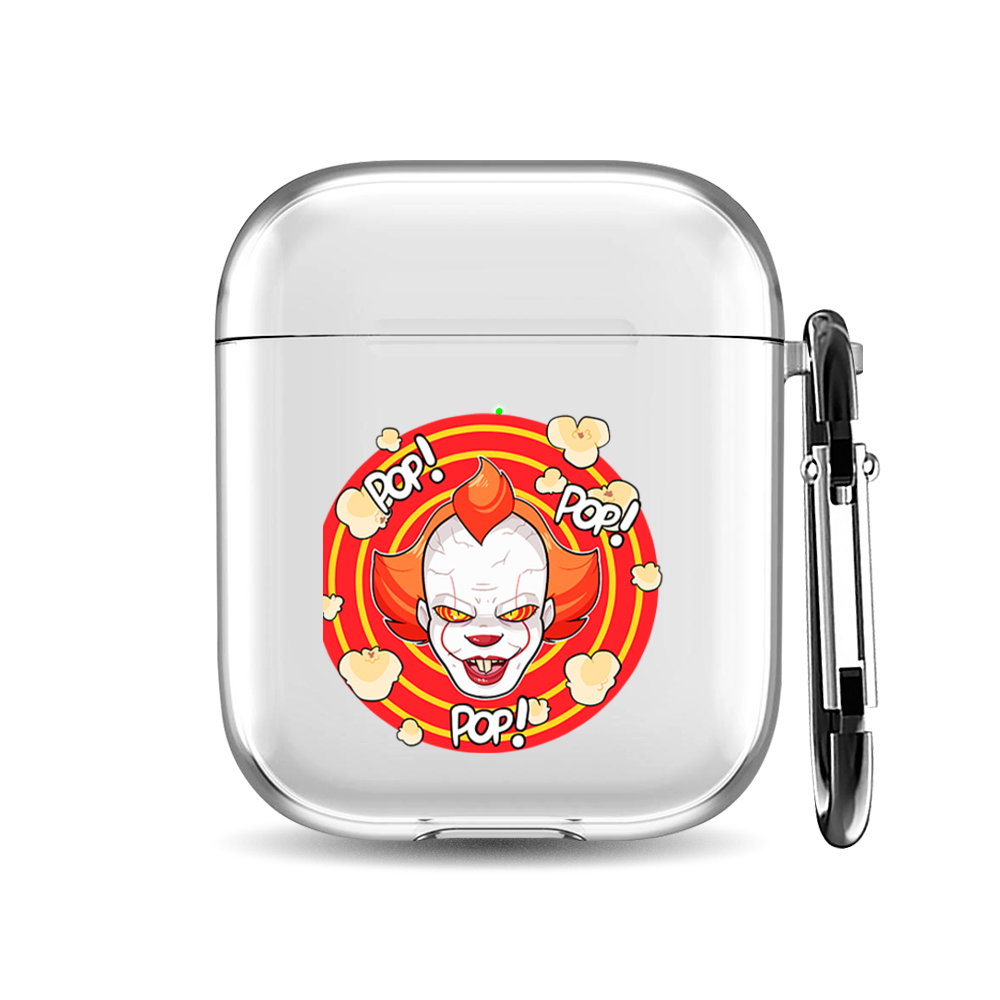 

Силиконовый чехол для наушников Airpods 1/2 "Pop! It film chapter 2", AIPC-410-9A-1