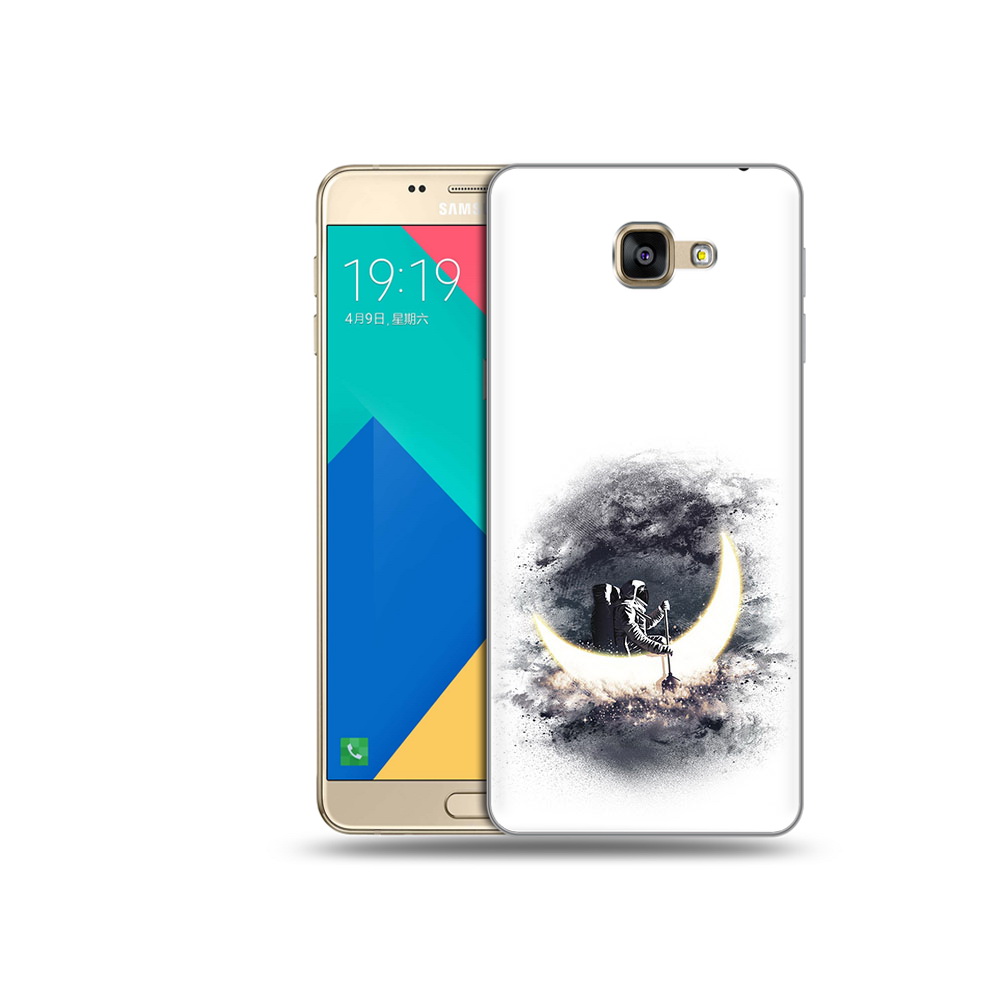 

Чехол MyPads Tocco для Samsung Galaxy A9 лунный путешественник (PT25200.562.448), Прозрачный, Tocco