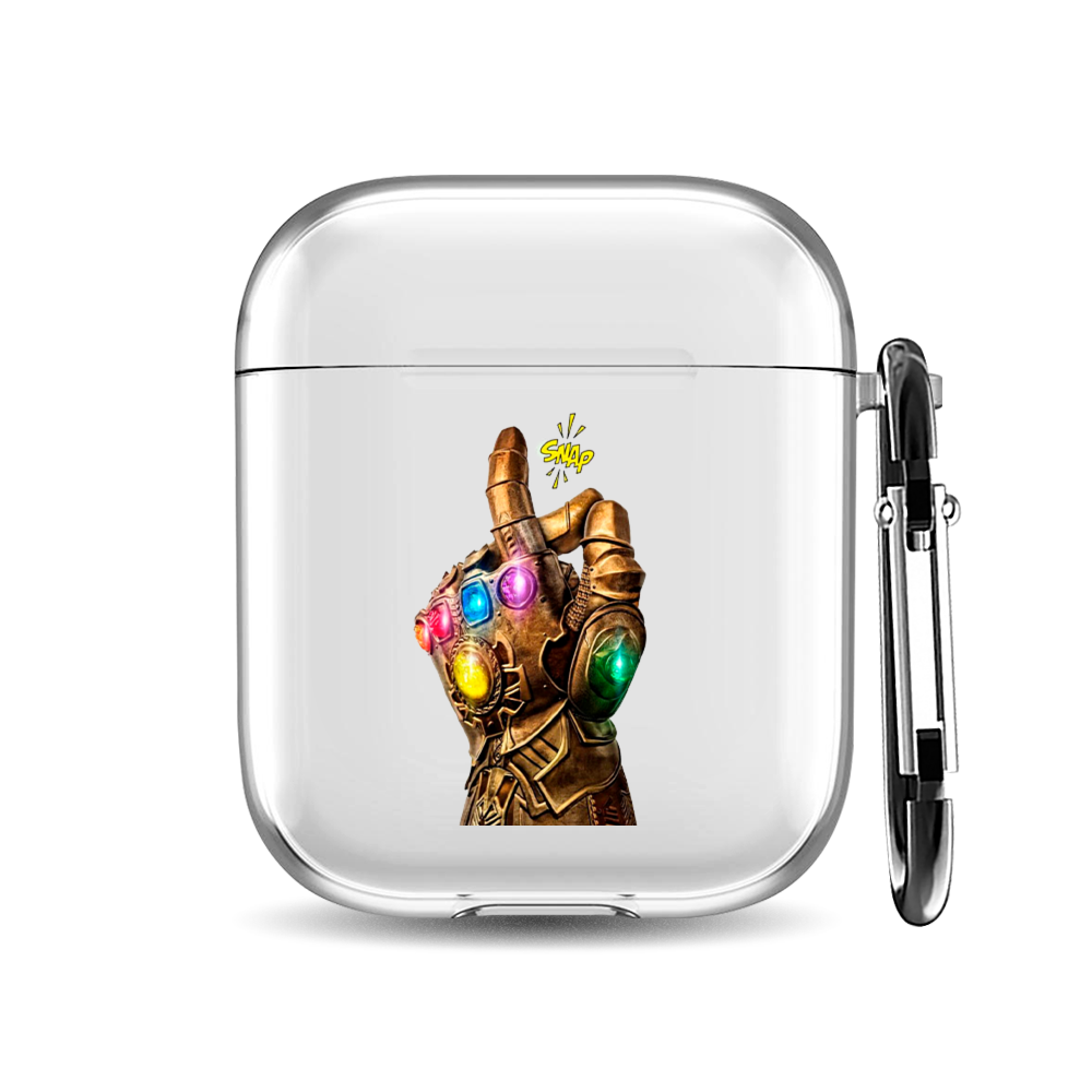 

Силиконовый чехол для наушников Airpods 1/2 "Перчатка Таноса", AIPC-410-9A-1