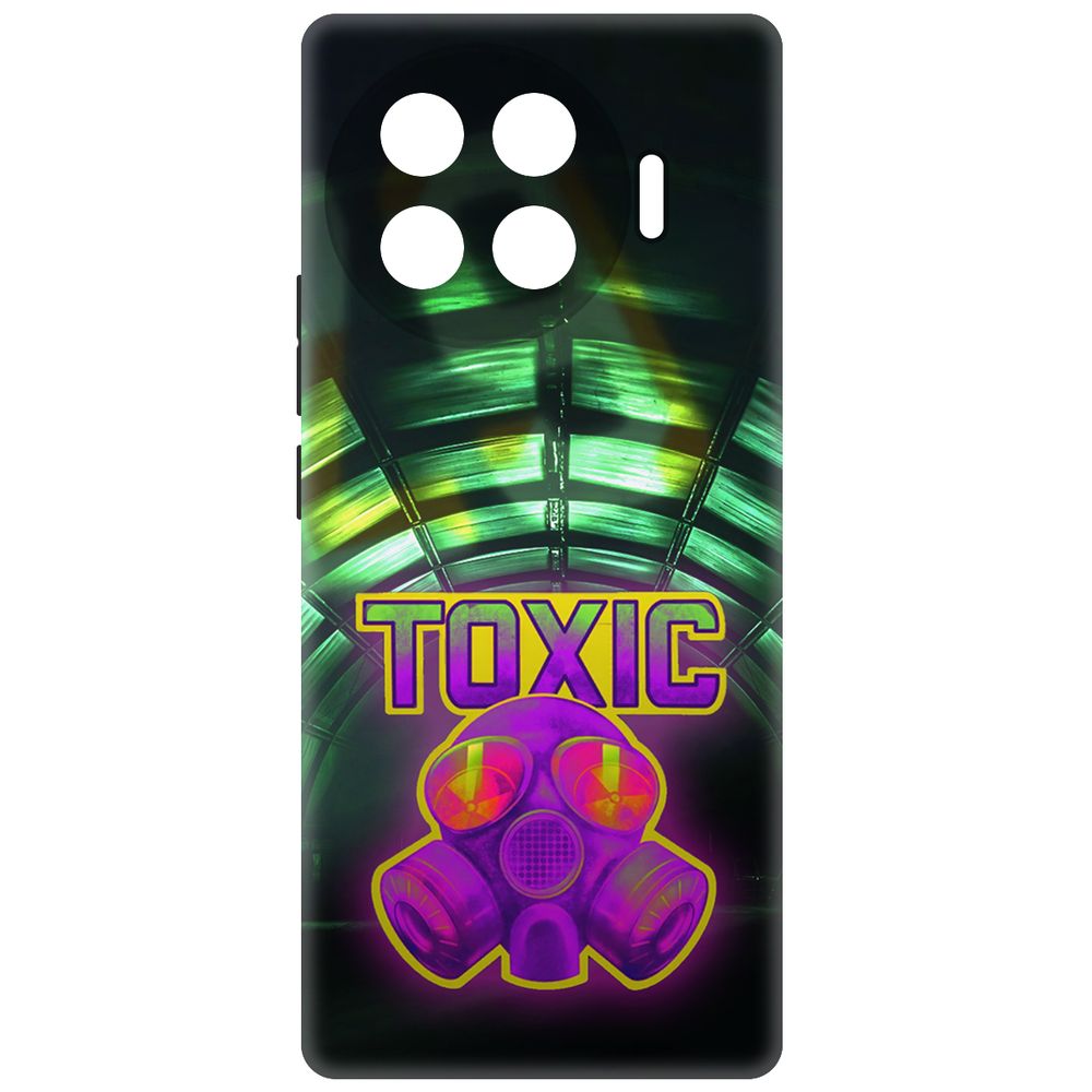 

Чехол-накладка Krutoff Soft Case Cтандофф 2 - Стикер Toxic для TECNO Spark 20 Pro+, Черный
