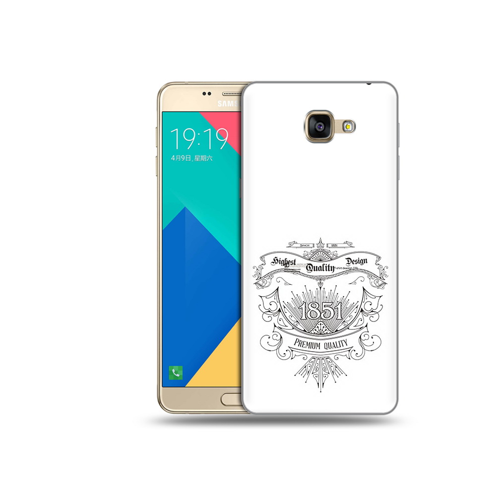 

Чехол MyPads Tocco для Samsung Galaxy A9 логотип 1851 год (PT25200.562.444), Прозрачный, Tocco