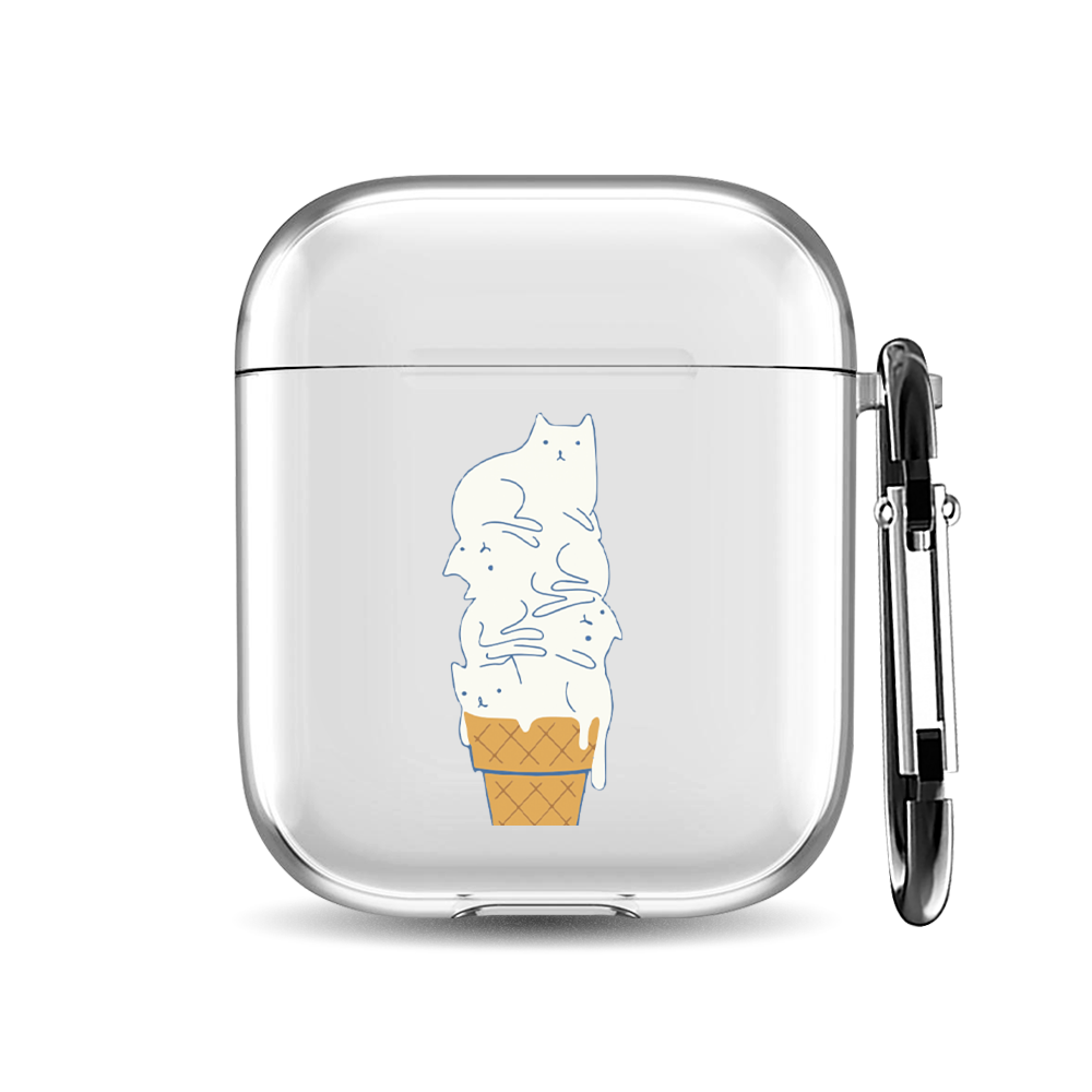 

Силиконовый чехол для наушников Airpods 1/2 "Котороженое", AIPC-410-9A-1