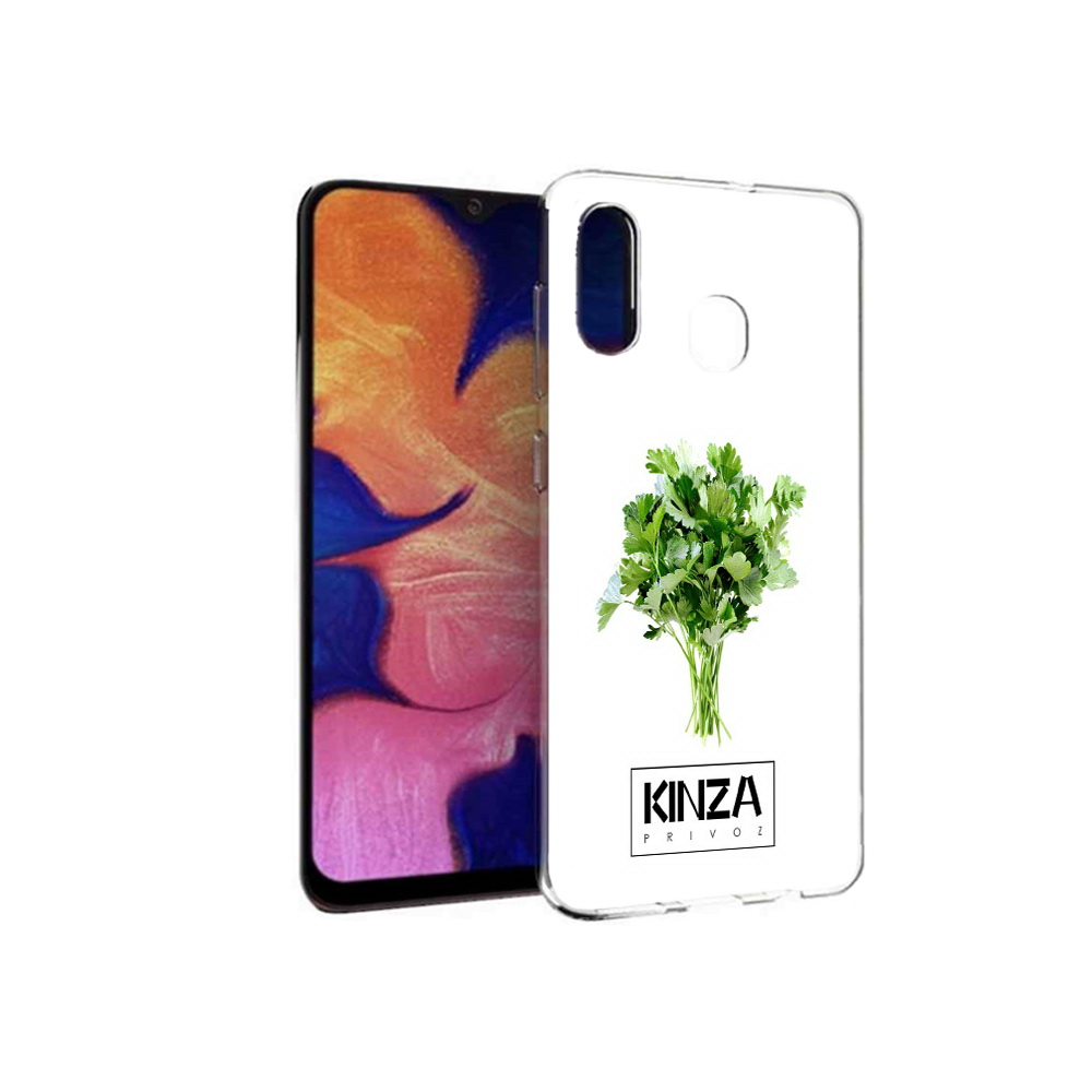 

Чехол MyPads Tocco для Samsung Galaxy A30 Бренд Кинза (PT126700.499.35), Прозрачный, Tocco