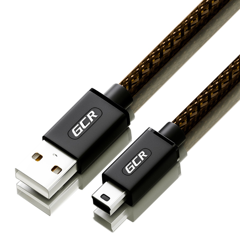 фото Кабель для зарядки am miniusb gcr gcr-51276 1,5м