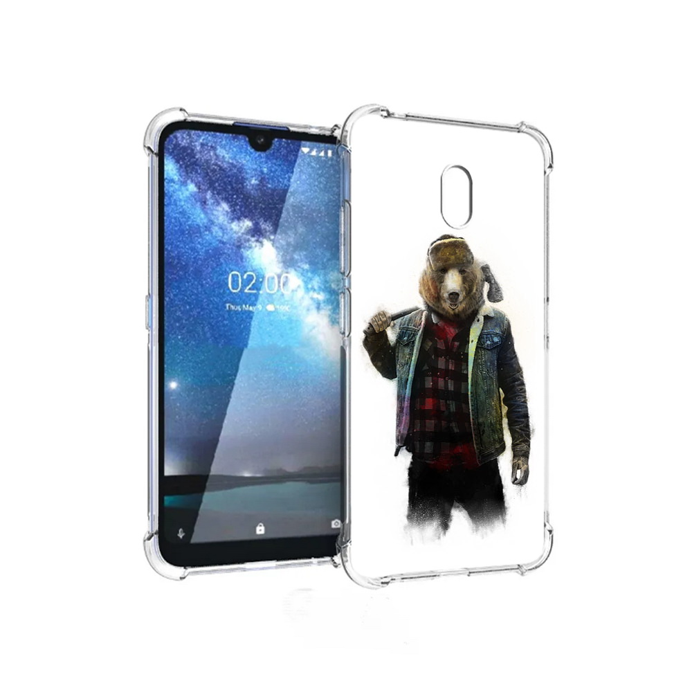 Чехол MyPads Tocco для ZTE Blade L8 медведь с топором (PT136677.443.469)