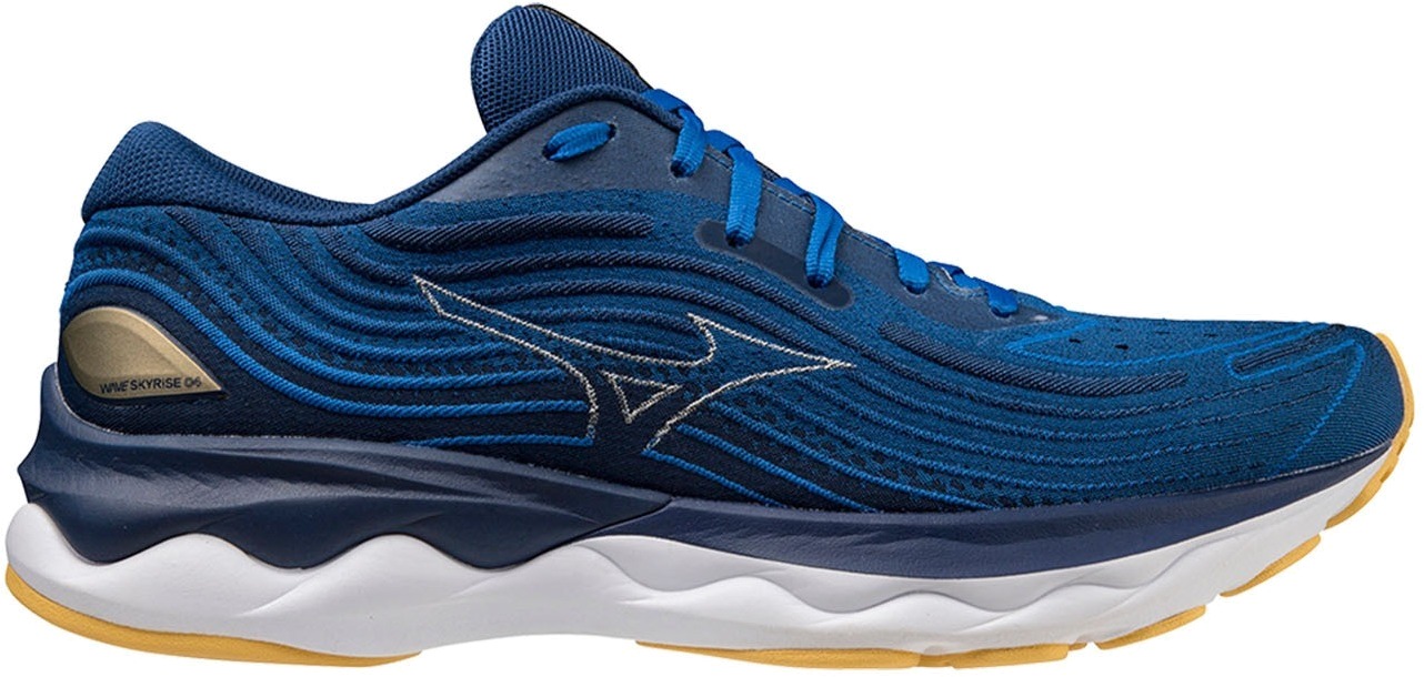 

Кроссовки мужские Mizuno Wave Skyrise 4 синие 9.5 UK, Синий, Wave Skyrise 4