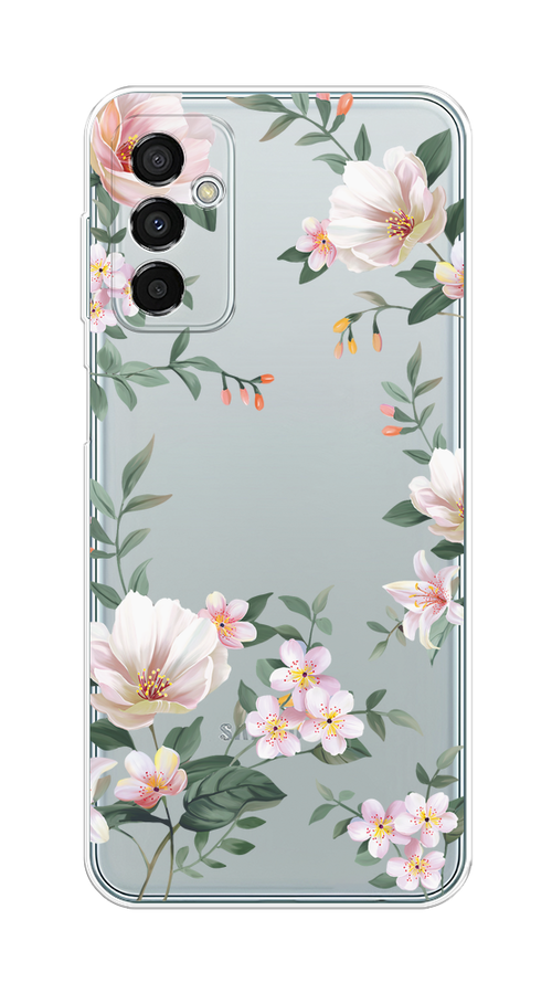 

Чехол на Samsung Galaxy M23 5G "Beautiful white flowers", 2105550-1