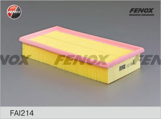 

FENOX фильтр воздушный peugeot 406 95-04 1.8-3.0, expert 96- 1.6-2.0, citroen c5 01-04 1.8