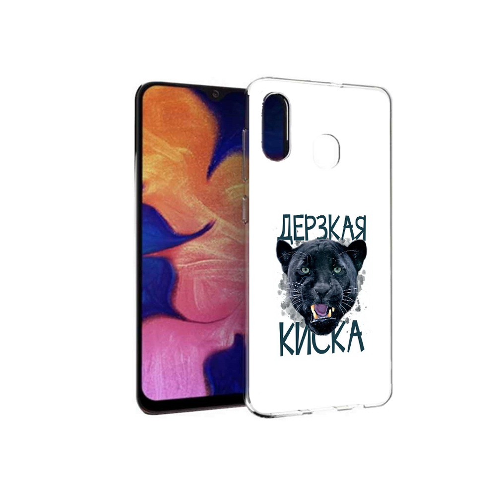 Чехол MyPads Tocco для Samsung Galaxy A30 дерзкая киска (PT126700.499.319)