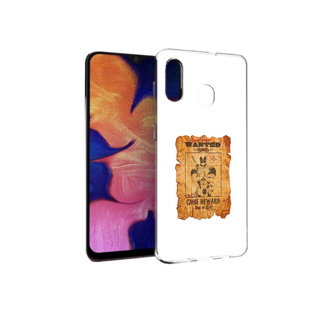 

Чехол MyPads Tocco для Samsung Galaxy A30 дедпул (PT126700.499.317), Прозрачный, Tocco