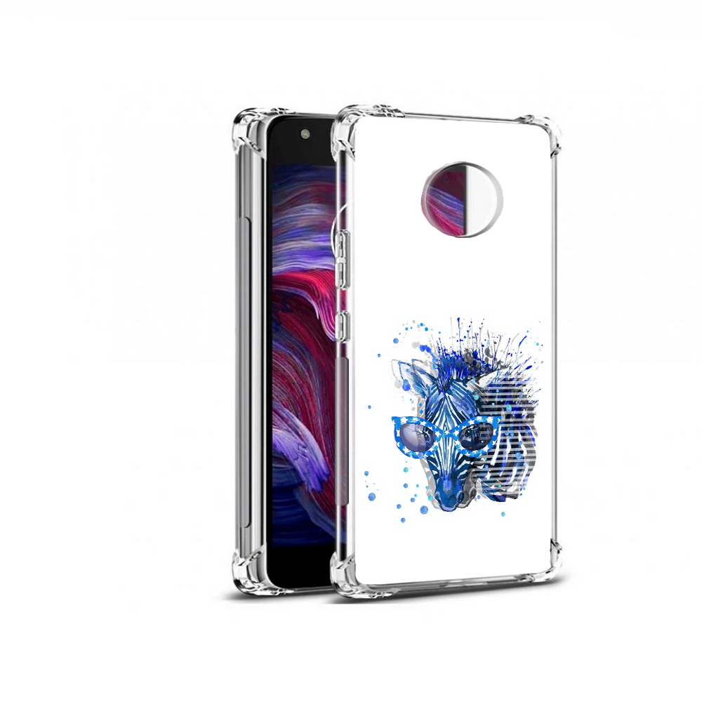 

Чехол MyPads Tocco для Motorola Moto X4 расплывчатая зебра (PT96319.371.577), Прозрачный, Tocco