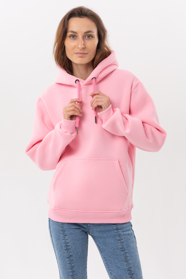 Худи женское Магазин Толстовок W-300-XXX-30-30-XX-W розовое 42 RU